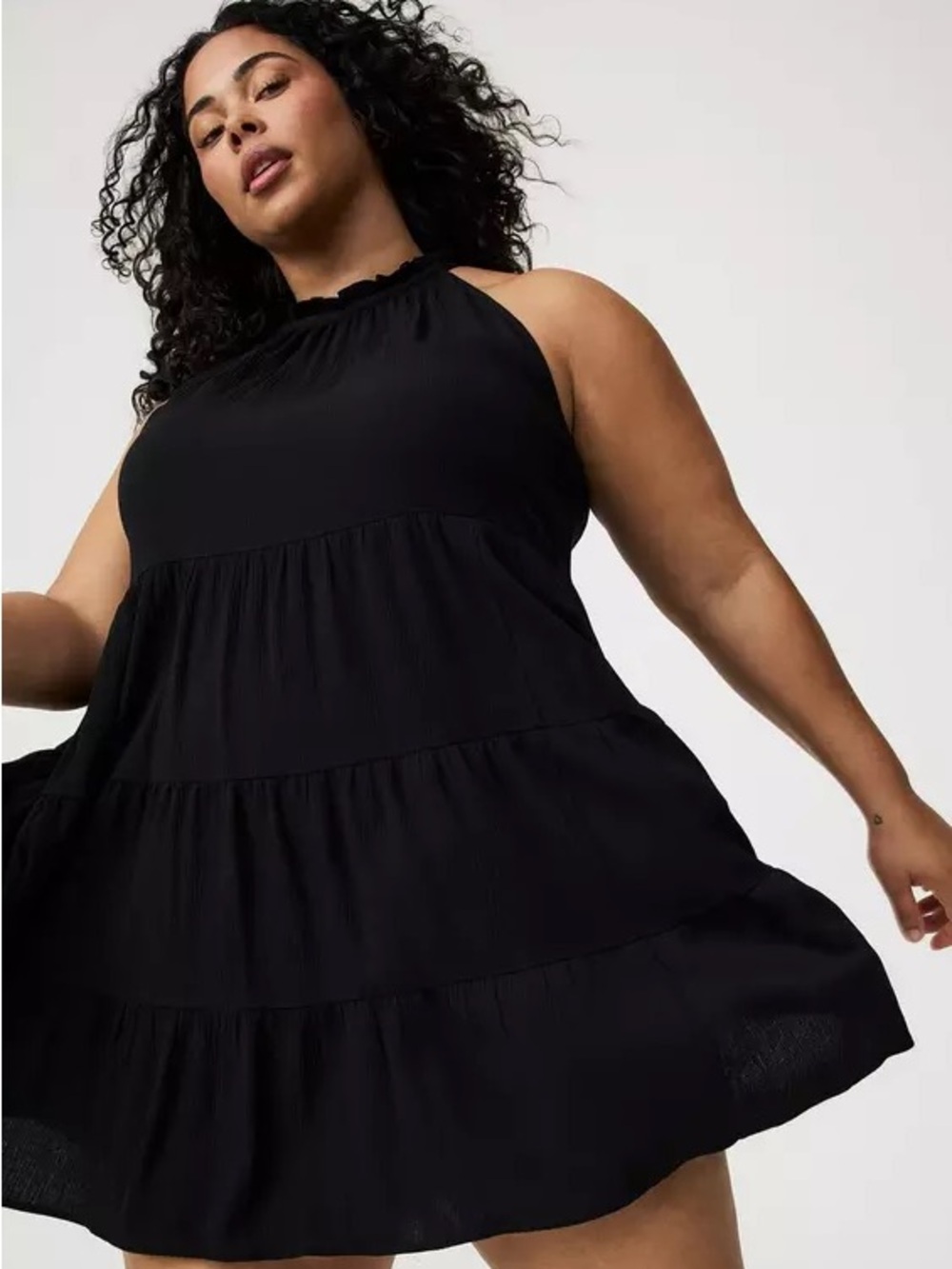Mini Crinkle Gauze
Tiered Dress - Picture 3 of 6